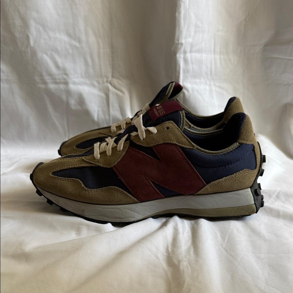 New Balance Suede Sneakers - Navy and Burgundy